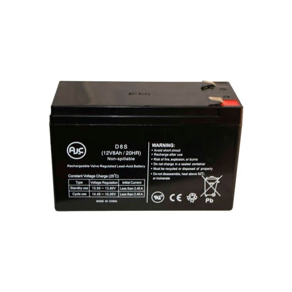 Battery Clerk AJC Enersys 0859-0020 12V 8Ah Sealed Lead Acid Battery ENERSYS-0859-0020 - main